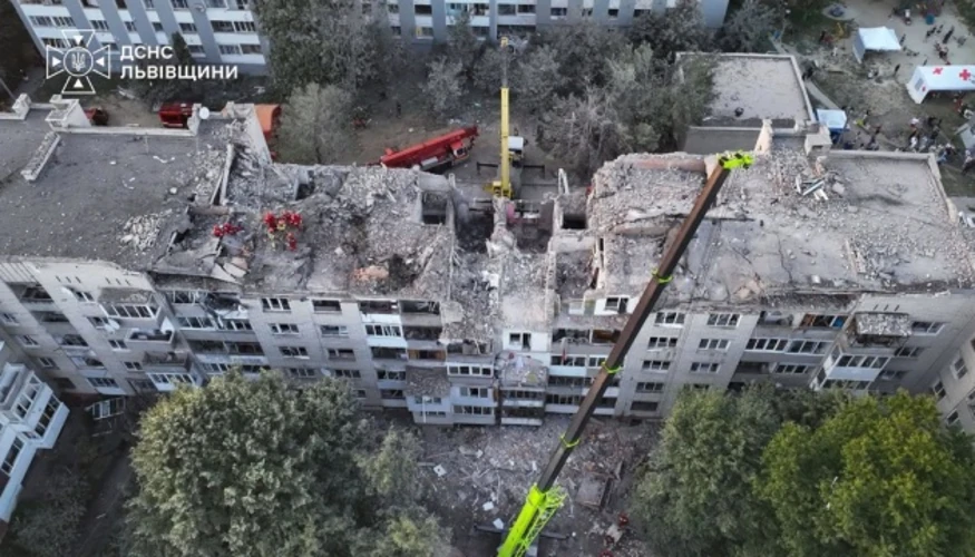 У Львові 30 липня назвали ключові цифри наслідків удару — двоє під завалами, 22 ракети, 34 постраждалих
