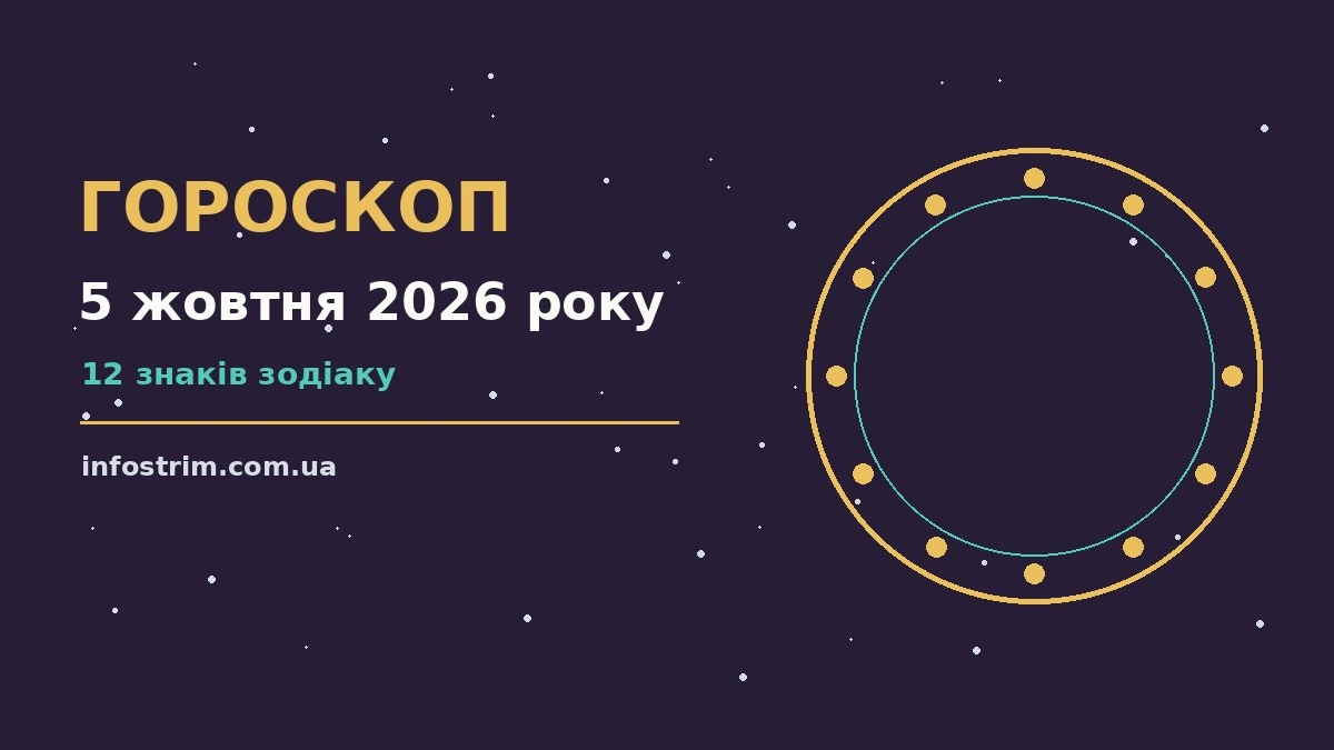 Зоряне небо над міською вежею, символ щоденного гороскопу на 5 жовтня 2026 року