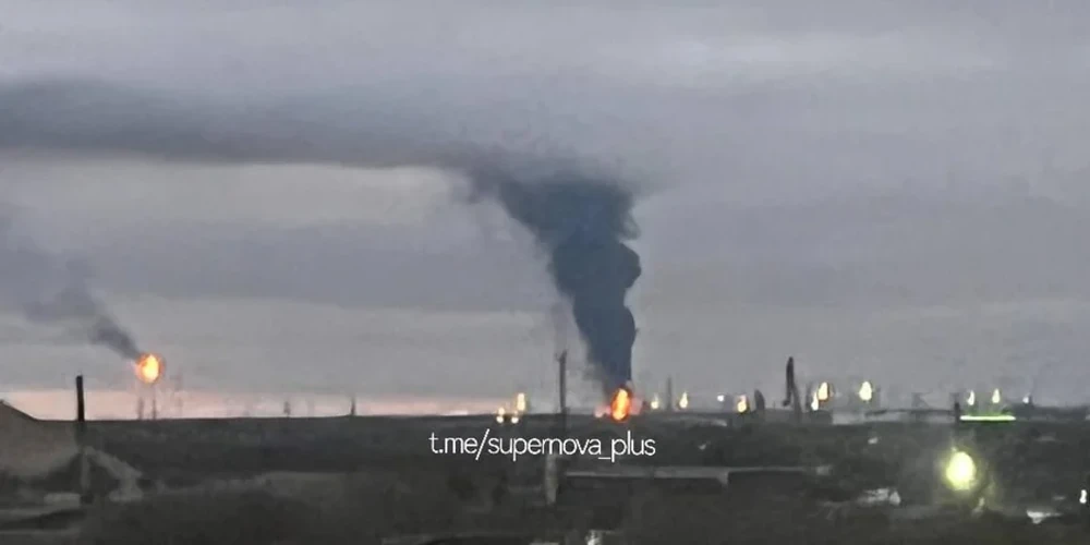 Пожежа на Сургутському заводі зі стабілізації конденсату в Ханти-Мансійському окрузі РФ